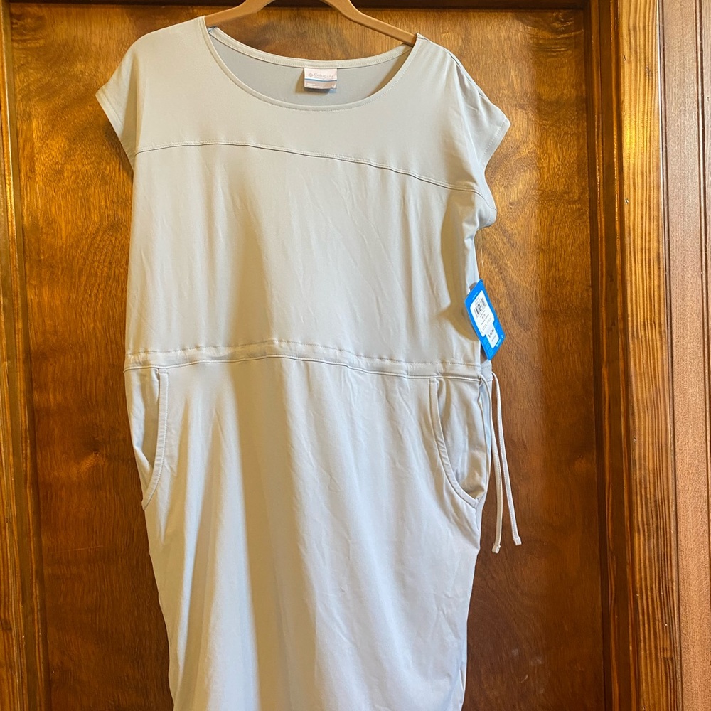 Columbia light blue athletic dress